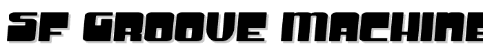 SF Groove Machine Extended font